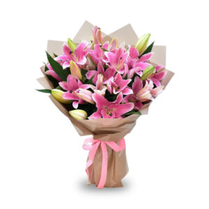 Pink Lilies Bouquet