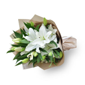 White Lilies Bouquet