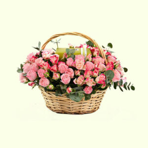 Spray-Roses-Patchi-Basket