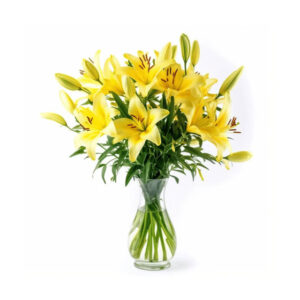 Yellow-Lilies-Vase