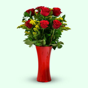 Stem Red Roses